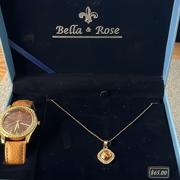 Bella & Rose Watch and Necklace Set - new in box - Picture 10 of 10